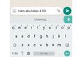 Tak Perlu Mengetik, Kita Bisa Menulis Pesan dengan Suara di WhatsApp