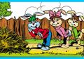 Cergam Anak Keluarga Kelinci: Boneka Rumput