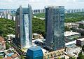 Unik! Gedung Pencakar Langit Ini Punya Air Terjun Setinggi 108 Meter!