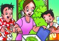 Paman Kikuk, Husin, dan Asta: Puding Pedas