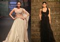 Kareena - Karisma Kapoor Tampil Megah Dalam Balutan Gaun Hitam Putih
