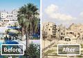 Seberapa Buruk Dampak Perang Suriah? Simak Saja Foto-foto 'Before-and-After' Berikut Ini