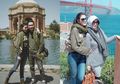 Boyong Mama Amy ke San Francisco, Intip Potret Bulan Madu Syahnaz-Jeje