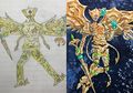Gokil! Cowok Ini Mengubah Gambar-gambar Anaknya Jadi Karya Seni Keren