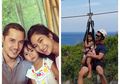 Masih Berusia 3 Tahun, Anak Happy Salma Berani Main Flying Fox di Laut