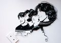 10 Gambar Artis Ini Dibuat Dari Pita Kaset Oleh Seorang Seniman. Keren