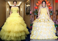 Kocak, Perempuan Ini Mereplika Gaun Red Carpet Artis dari Bahan Makanan