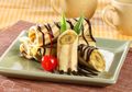 Tampil Menarik, Dadar Isi Pisang Moka Saus Cokelat Sukses Curi Perhatian Saat Buka Puasa