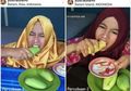 Makan Mangga Dengan Kulitnya, Gadis Ini Diajak Jokowi Sukseskan Asian Games 2018