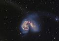 Galaksi Antennae, Hasil Tabrakan 2 Galaksi Besar