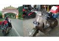 Kisah di Balik Foto Viral Seorang Gadis yang Nekat Mudik ke Lampung Berkendara Vespa Tua
