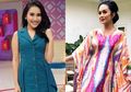 Penampilan Ayu Ting Ting VS Krisdayanti Saat Kompak Pakai Busana Kaftan Kembar dengan Sang Buah Hati