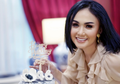 Intip Penampilan Manis Yuni Shara Kenakan Dress Tutu Bertabur Bunga