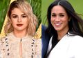 Pakai Baju Motif Sama, Lebih Cantik Meghan Markle atau Selena Gomez?