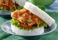 Si Kecil Pasti Senang Kalau Dibekali Burger Nasi Ayam Krispi Yang Renyah Ini