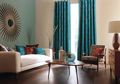 Motif dan Warna Seragam pada Gorden dan Bantal Bikin Ruang Lebih Hidup