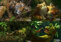 Wah, Deretan Foto Hewan Diubah Jadi Ilustrasi Lucu seperti Film Animasi!