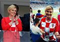 Ini yang Dilakukan Presiden Kolinda Grabar-Kitarovic Pada Para Pemain dan Presiden Prancis Saat Tim Kroasia Kalah