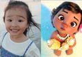 Tampil dengan Riasan Freckles, Thalia Disebut Mirip Moana dari Disney