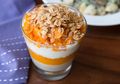Kudapan Malam, Anti Gemuk dan Mudah Dibuat: Yoghurt Mangga Sereal