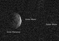 Asteroid Florence, Asteroid yang Memiliki 2 Satelit