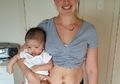 Inspiratif, Ibu Ini Tunjukan 6 Foto Perut Postpartum Pasca Melahirkan!