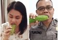 Seperti DJ Butterfly, Polisi Ini juga Hobi Makan Lalapan Sayur Mentah
