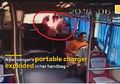 Ngecas dalam Bus, Power Bank Perempuan Ini Meledak dan Berapi! Begini Kronologisnya