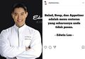 17 Tahun Jadi Koki, Edwin Lau Larang Kita Pesan Soup dan Salad di Restoran, Ini Alasannya!