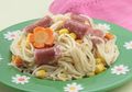 Nikmatnya Spagheti Sosis Saus Krim Yang Unik, Pasti Si Kecil Suka!