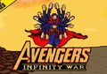 Adegan Lawan Thanos di Infinity War Dibuat Ala Video Game Retro