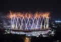 7 Foto Meriahnya Pesta Kembang Api di Pembukaan Asian Games 2018