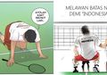 Jatuh-Bangun di Asian Games, Begini Ilustrasi Dukungan untuk Ginting