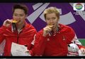 Raih Emas, Ini Ekspresi Kemenangan Kevin Sanjaya dan Marcus Gideon
