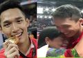 Tangis Ibunda Jonatan Christie Tak Terbendung Saat Peluk Putranya di Lapangan Istora...