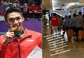 Viral foto Jonatan Christie Cs Dapat Hadiah dari Ibu-ibu untuk Shopping di Pusat Perbelanjaan Usai Sabet Medali Emas