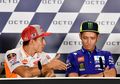 Wah, Valentino Rossi Tolak Ajakan Bersalaman dari Marquez. Kenapa Ya?