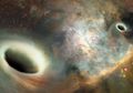 Unik! Dua Lubang Hitam Ini Saling Mengorbit Seperti Sedang Menari