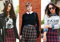 5 Inspirasi Tampil Stylish dengan Rok Motif Plaid yang Bisa Ditiru
