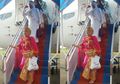 Viral! Penampilan Glamour dan Bling Bling Jamaah Haji Indonesia Saat Tiba di Tanah Air