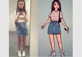 Doodler Berbakat Ini Membuat Versi Gambar dari Foto OOTD-nya. Keren!