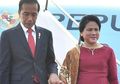 So Sweet! Iriana Jokowi Lakukan Hal Mesra, Jokowi: Untunglah di Sisi Saya Ada Sang Istri