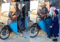 Ayah 2 Anak Ini Menjadikan Motornya Seperti Mobil Lengkap dengan Atap dan Pintu, Super Kreatif!
