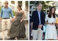 Busana yang Digunakan Meghan Markle Vs Kate Middleton Saat Berada di Pantai, Mana yang Paling Favorit?
