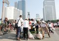 105 Kilogram Sampah Plastik Ditemukan di Area Car Free Day Jakarta
