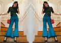 4 Inspirasi Tampil Modis dengan Celana Jeans ala Febby Rastanty