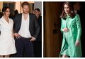 Ini Alasan Kate Middleton dan Meghan Markle Pilih Pakai Gaun Pendek Saat Hamil