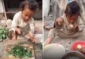 Bukannya Sekolah, Gadis 7 Tahun Ini Hidup Sendiri di Gunung Hingga Bisa Masak dan Urus Ternak