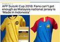 Gegara Jersey Timnasnya Bikinan Indonesia, Fans Malaysia Boikot Beli