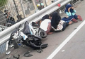 5 Anak ini Ditabrak Mobil Gara-gara Naik Motor Lawan Arah di Jalan Tol